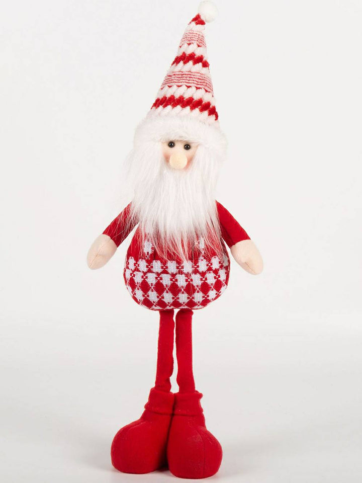 Boneco Rudolph de rena e boneco de neve de pelúcia vermelho de Natal