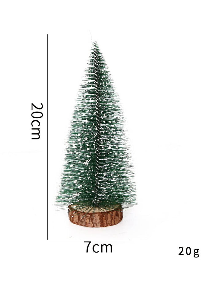 DIY schneebedeckter Kiefern-Weihnachtsbaum