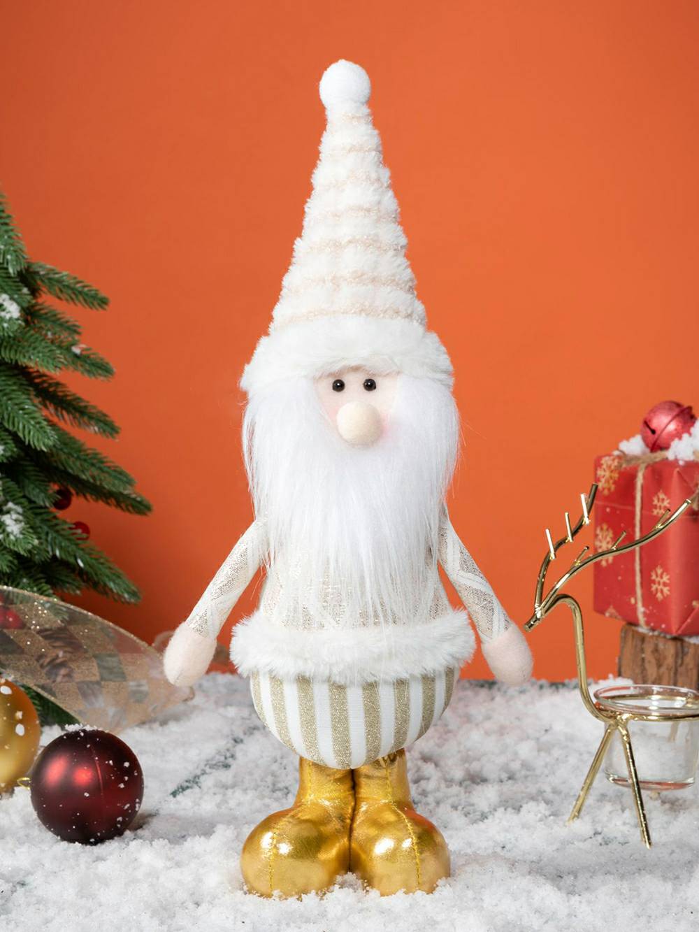 Christmas Plysch Elf Ren & Snowman Rudolph Doll