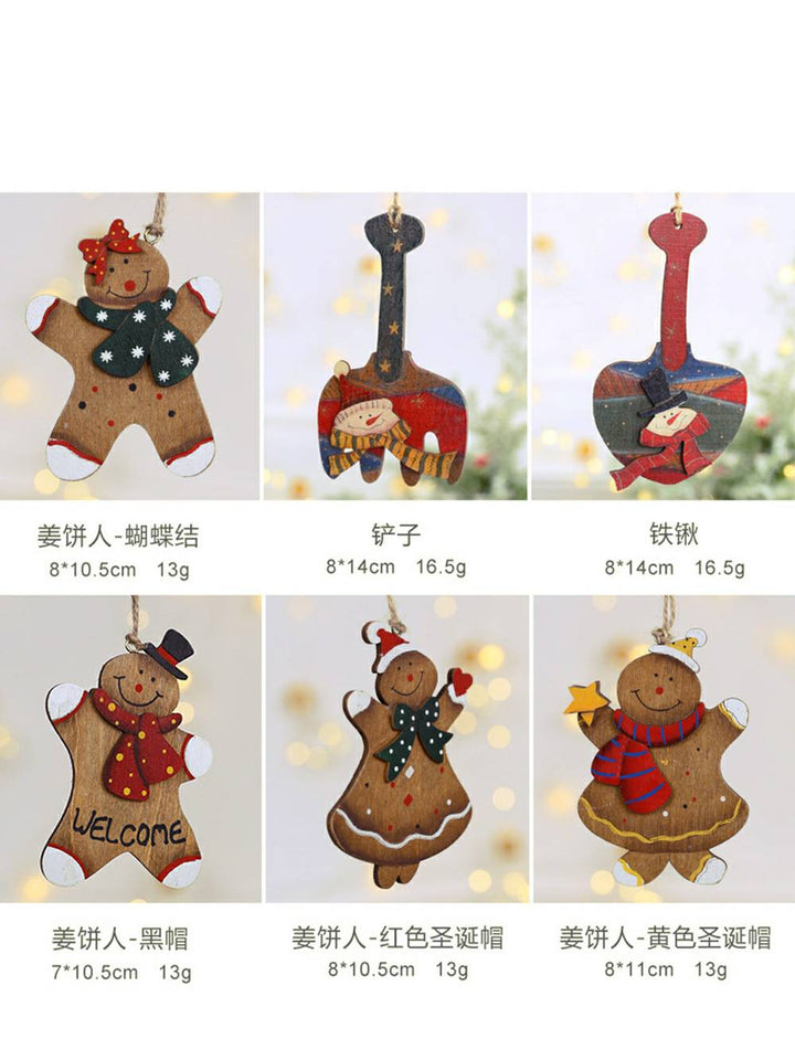 Wooden Ornaments Set for a Whimsical Ambiance