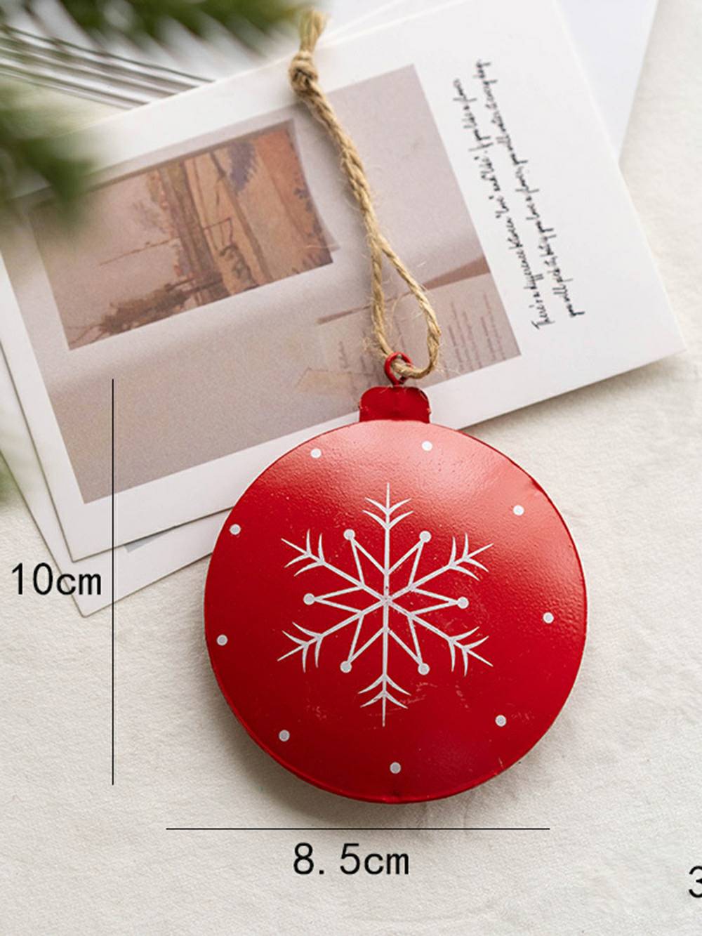 Nordic Pentagram Christmas Jingle Bell hængende dekoration