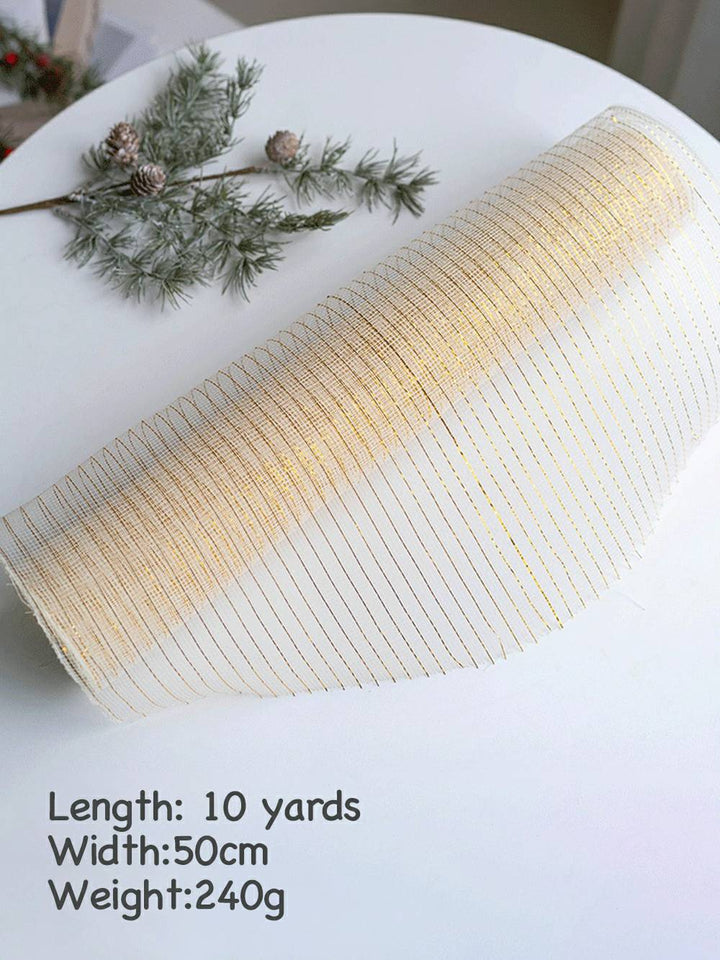 Weihnachtsbaumdekorationsband Schnee DIY Schleifendekorationsmaterial