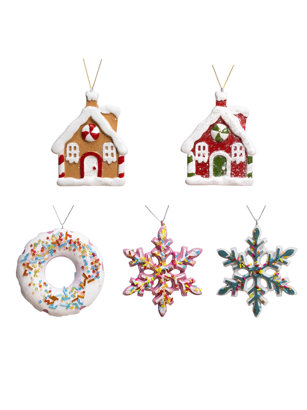 Kerstcadeau hangende ornamenten