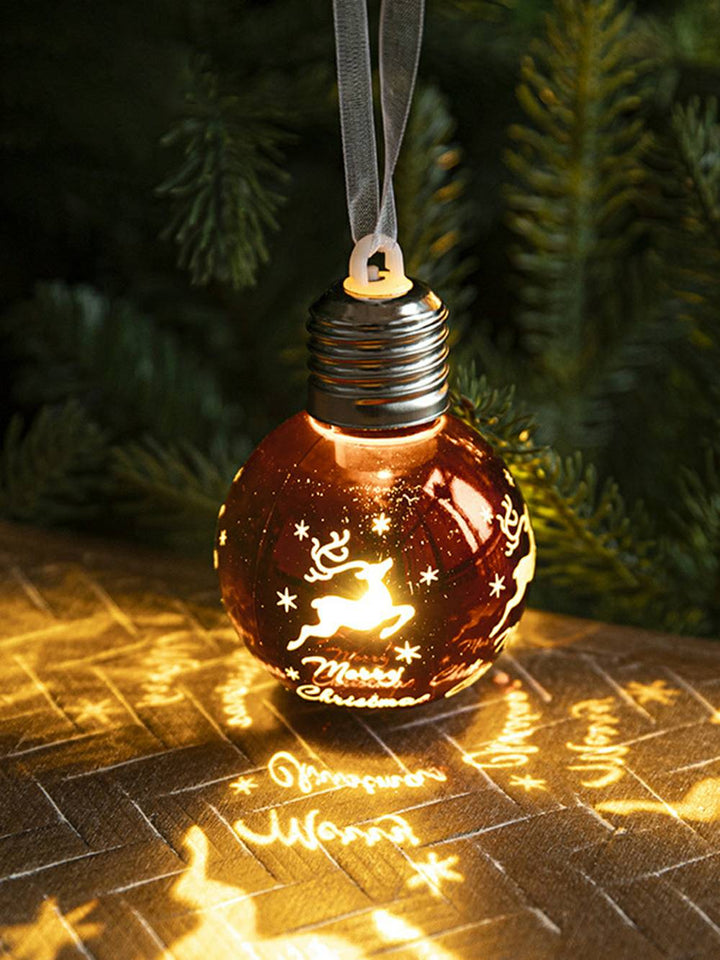 Δημιουργικό χριστουγεννιάτικο μπιχλιμπίδι επικαλυμμένο με βολβό κρεμαστό