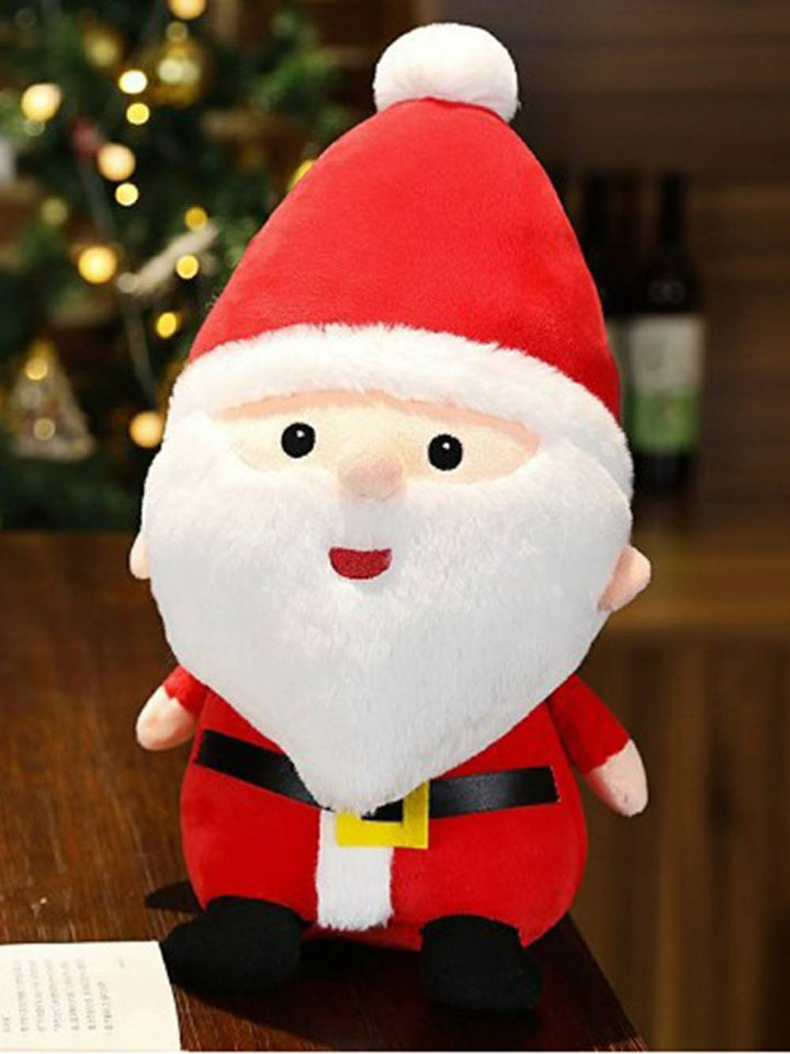Decoración de almohada de juguete de peluche de Papá Noel