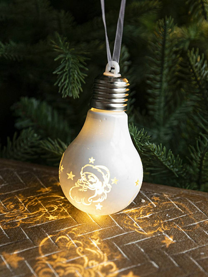 Creatieve kerstbal gegalvaniseerde lamp hangende decoratie
