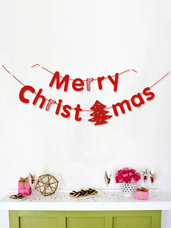 3D mini julgran papper girland hängande dekoration