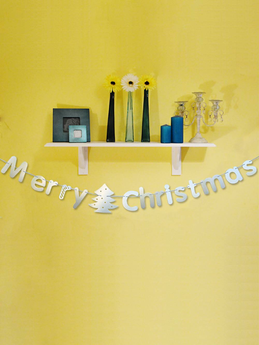 3D mini juletræ papir krans hængende dekoration