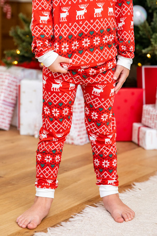 Pijama combinando com Elk de Natal