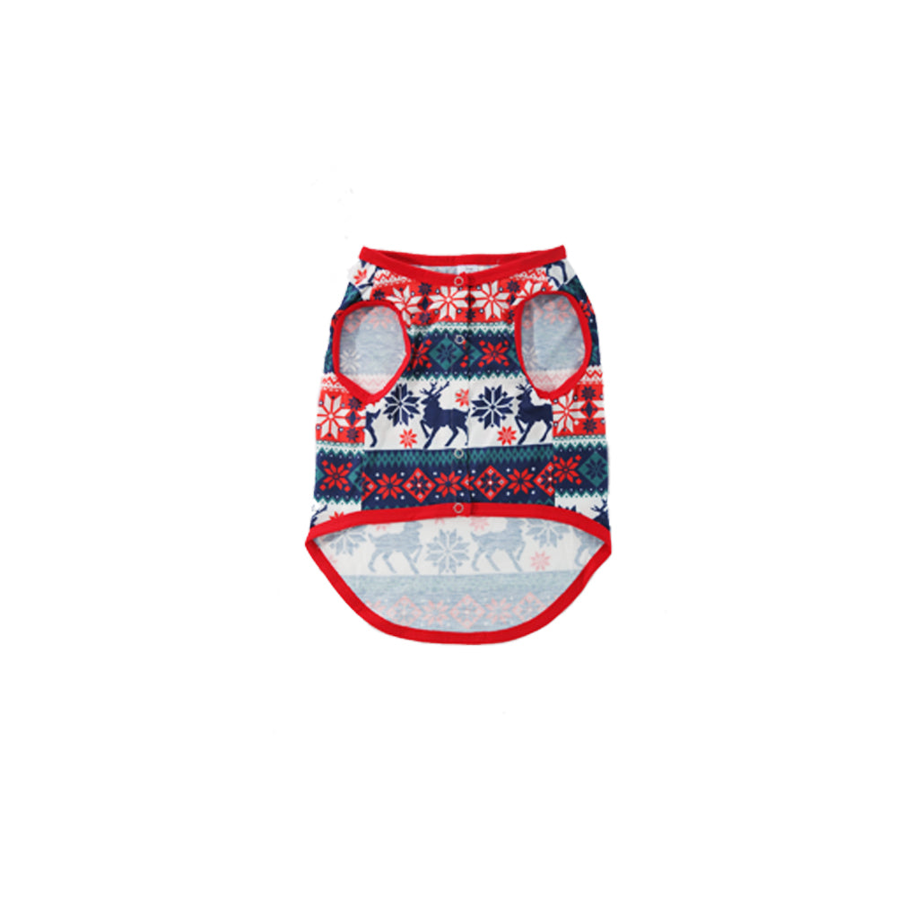 Conjuntos de pijamas a juego para la familia Christmas Deer (con ropa para perros)