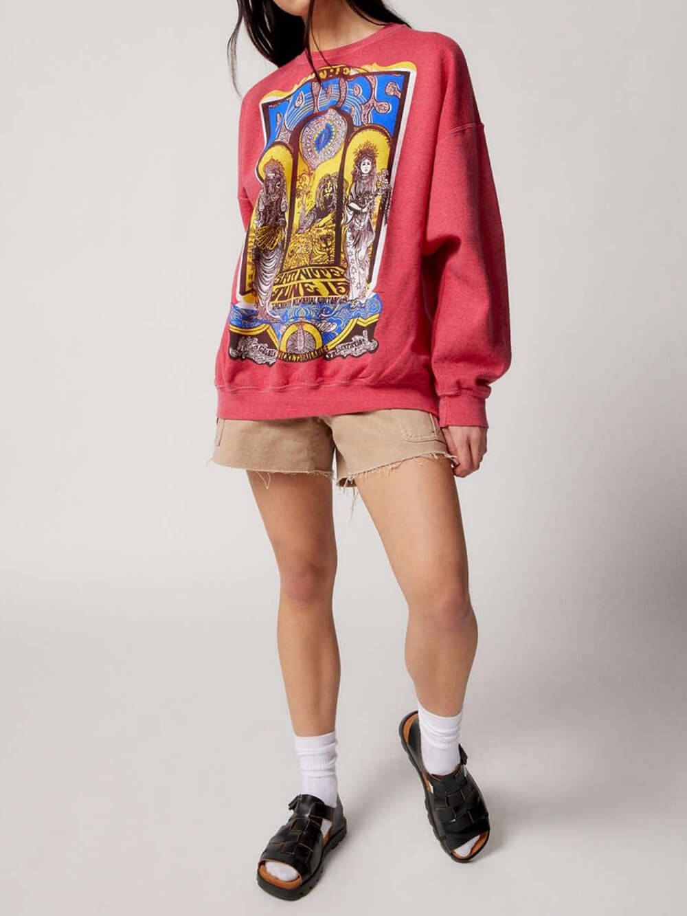 The Doors grafisk oversize sweatshirt
