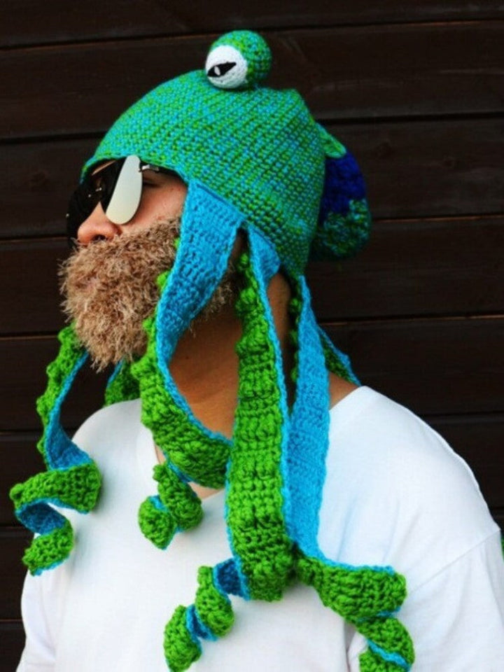 Cosplay di creatura marina con cappello di polpo