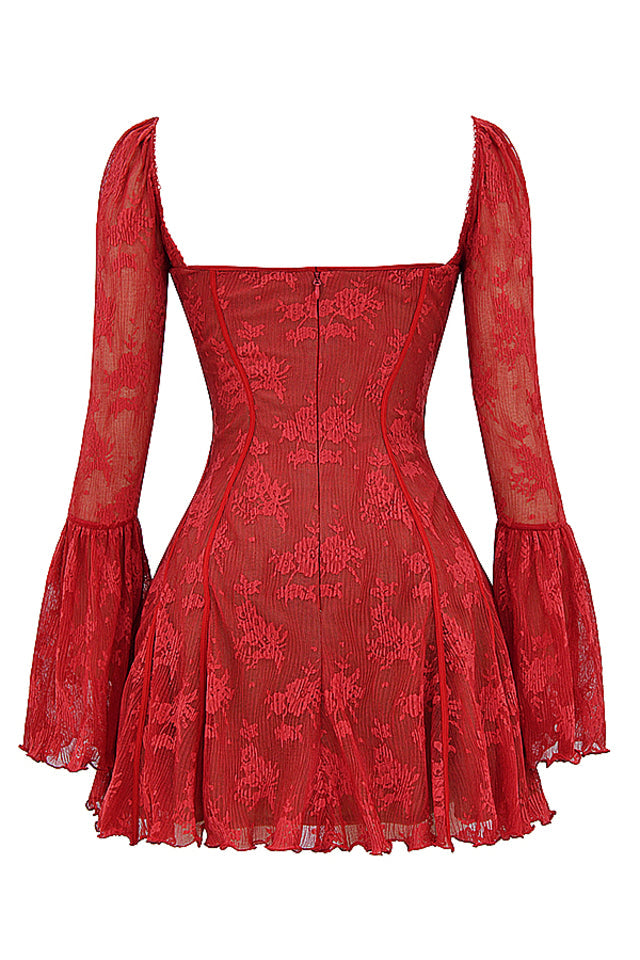 Vintage Spitzen Korsett Kleid