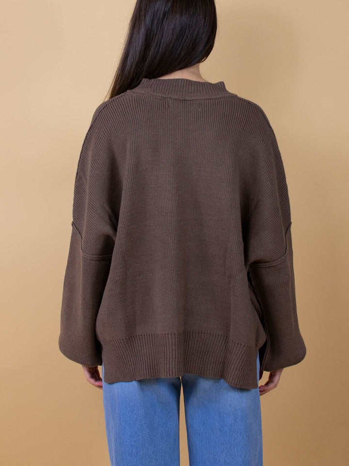 Sweter Martha w kolorze brązowym