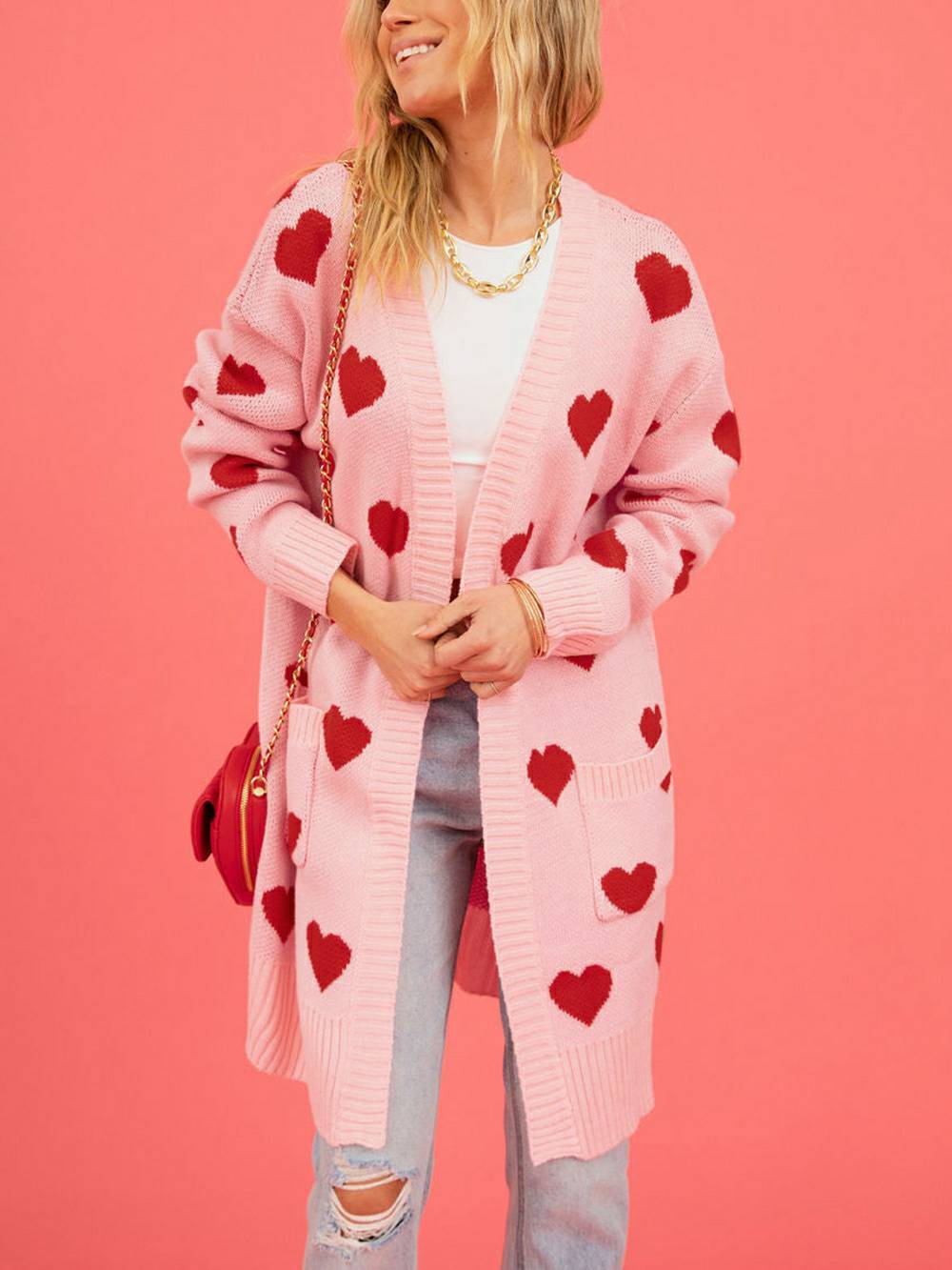 Heart Knit Cardigan