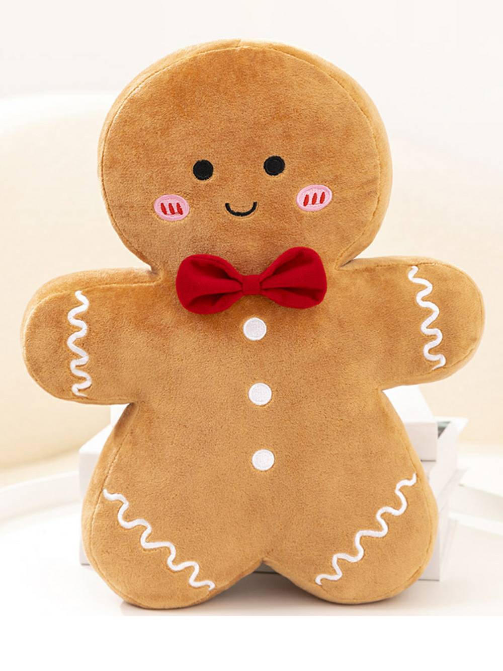 Brinquedo de pelúcia do homem-biscoito da árvore de Natal