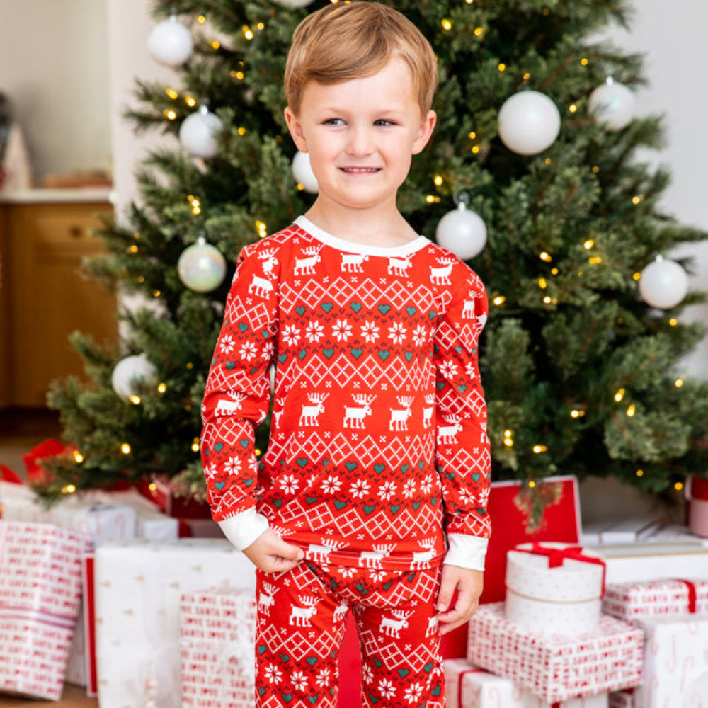 Kerst elanden Fmally bijpassende pyjama