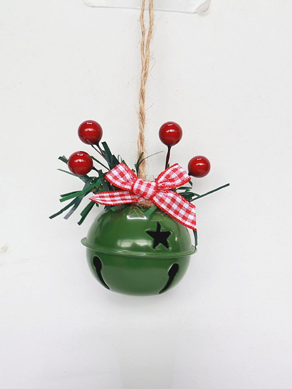 Christmas Tree Berry Femstjärnigt Snowflake Bell hänge