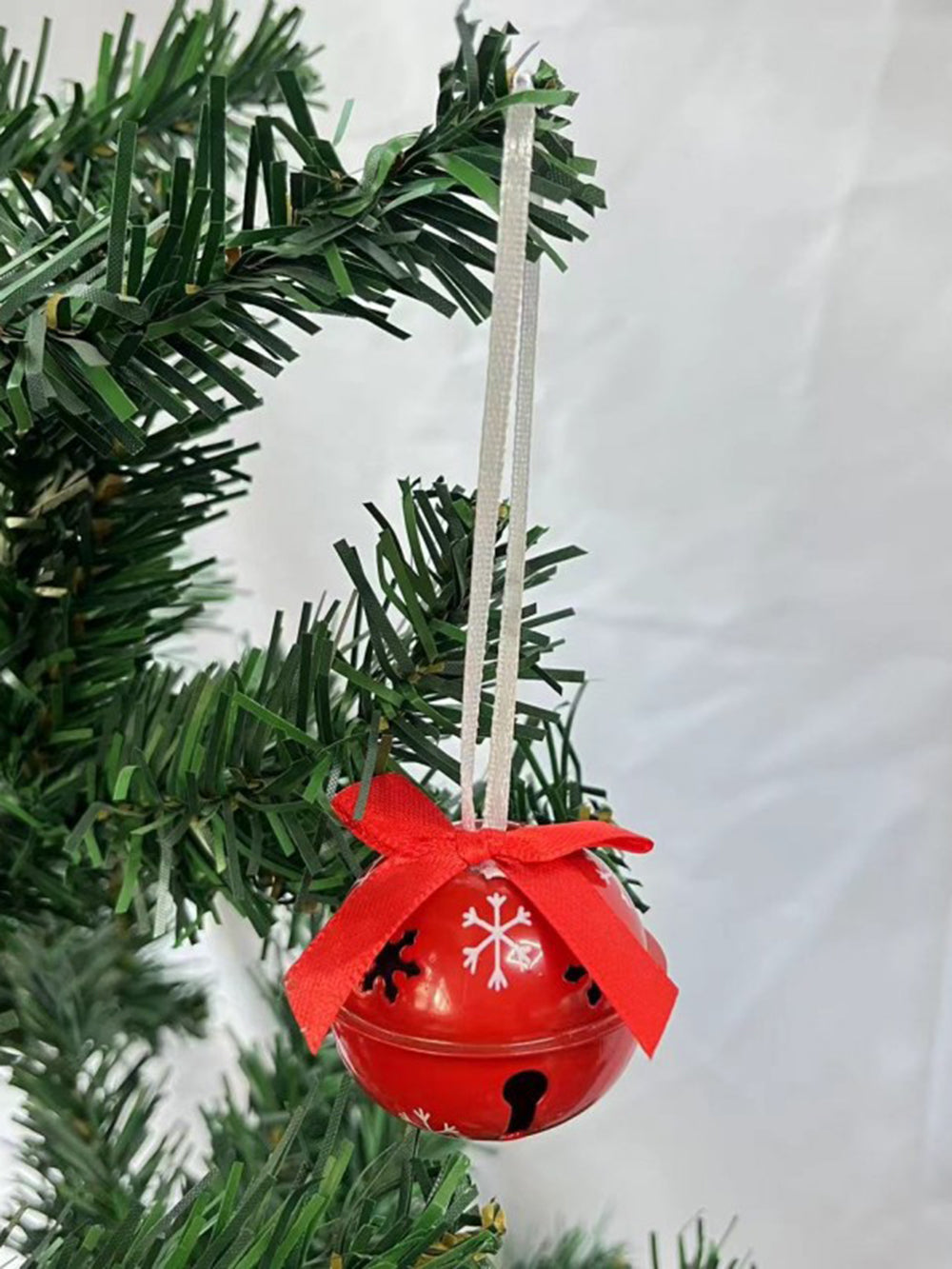 Christmas Tree Printed Bell Garden Bell Pendant