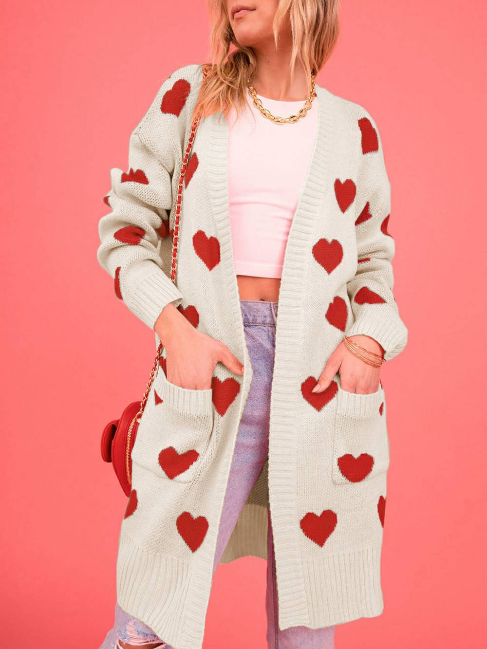 Heart Knit Cardigan