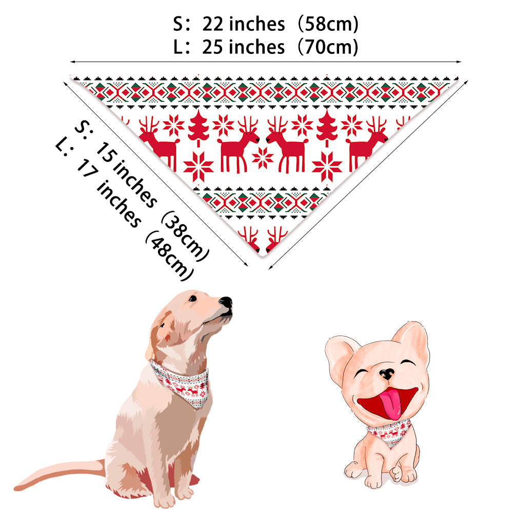Weihnachts-Hirsch- und Schneeflocken-Familien-passendes Pyjama-Set (mit Hundekleidung des Haustiers)