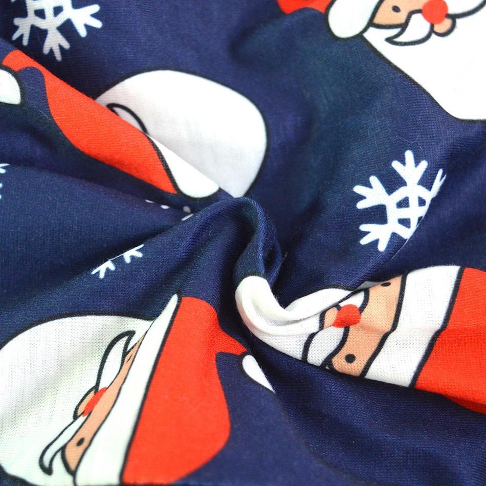Julenisse-hette-Onesies Familiematchende pyjamas (med hundeklær)