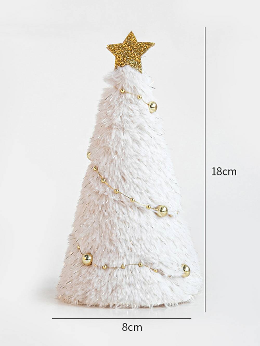 Adorable décoration d'arbre de Noël en forme d'ange en peluche