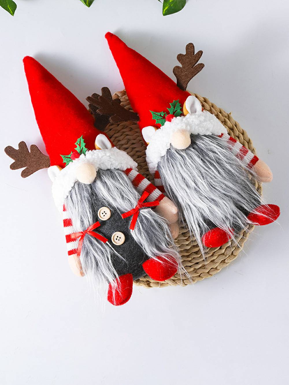 Chrëschtdag Reindeer Plüsch Rudolph Doll