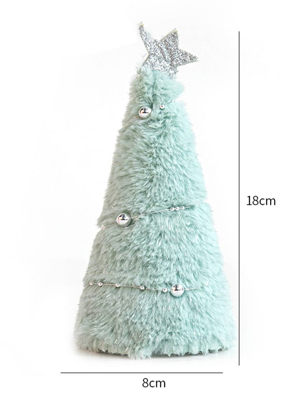 Αξιολάτρευτο βελούδινο στολίδι για χριστουγεννιάτικο δέντρο αγγέλου
