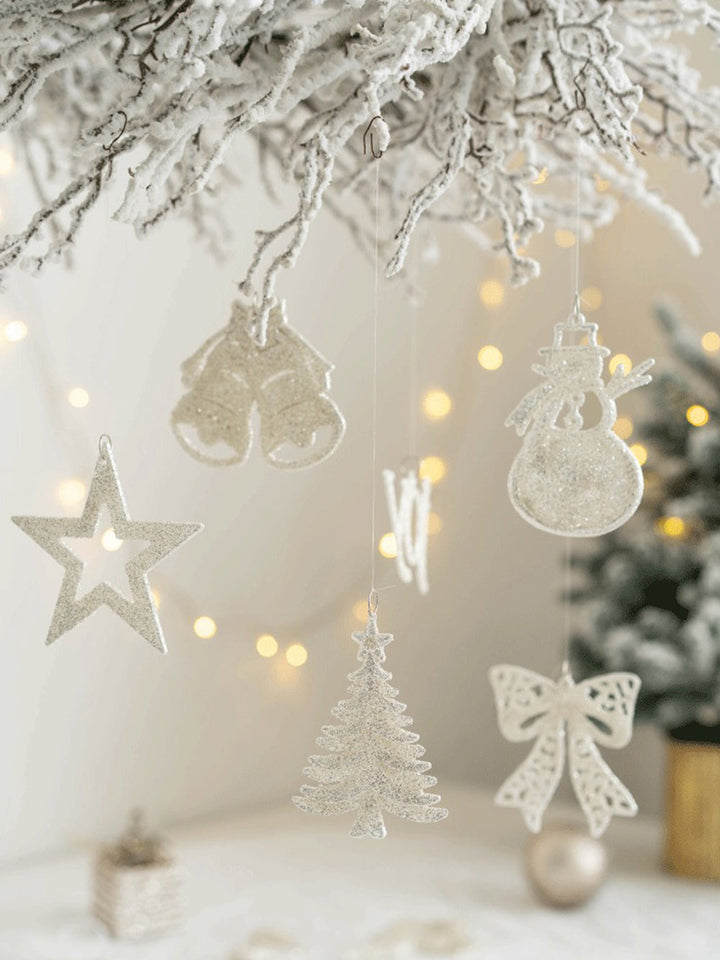 Pingentes de brilho de Natal Decoração de árvore de Natal