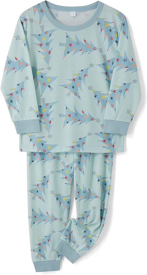 Pyjama assorti Fmalily Holly Trees (avec vêtements pour chien de l'animal)