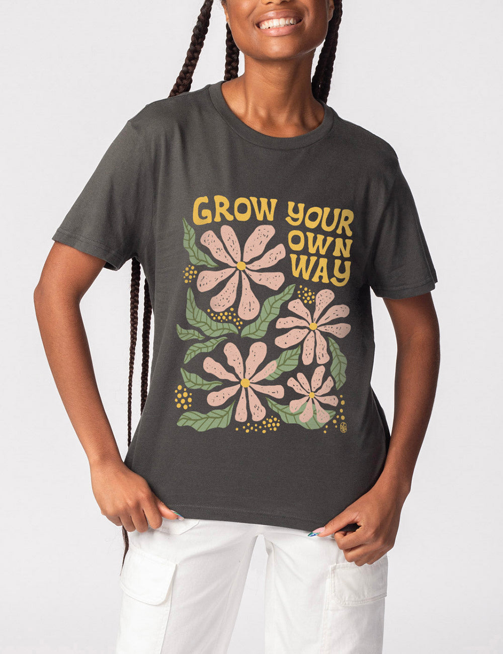 Basic-T-Shirt „Grow Your Own Way“