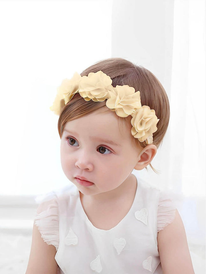 Baby Stirnband Organza Blumen Haarband