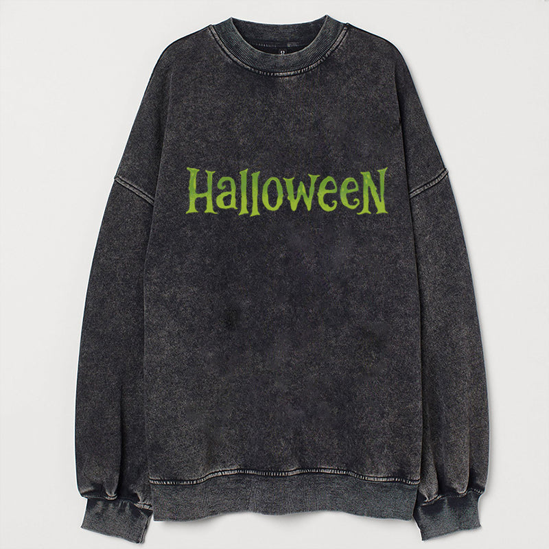 Bluza z motywem Halloween w stylu vintage