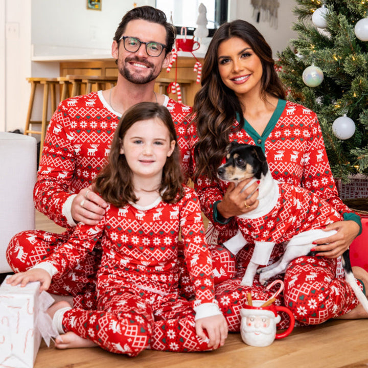 Julälg familjematchande pyjamas