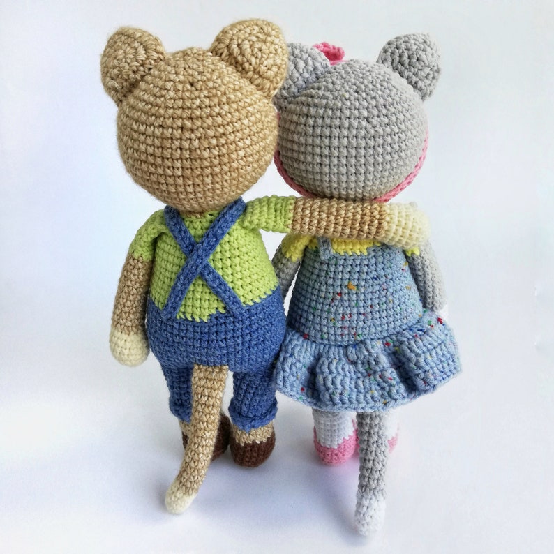 Kitty & Cat Amigurumi Crochet Toy / Εκμάθηση Αγγλικών PDF