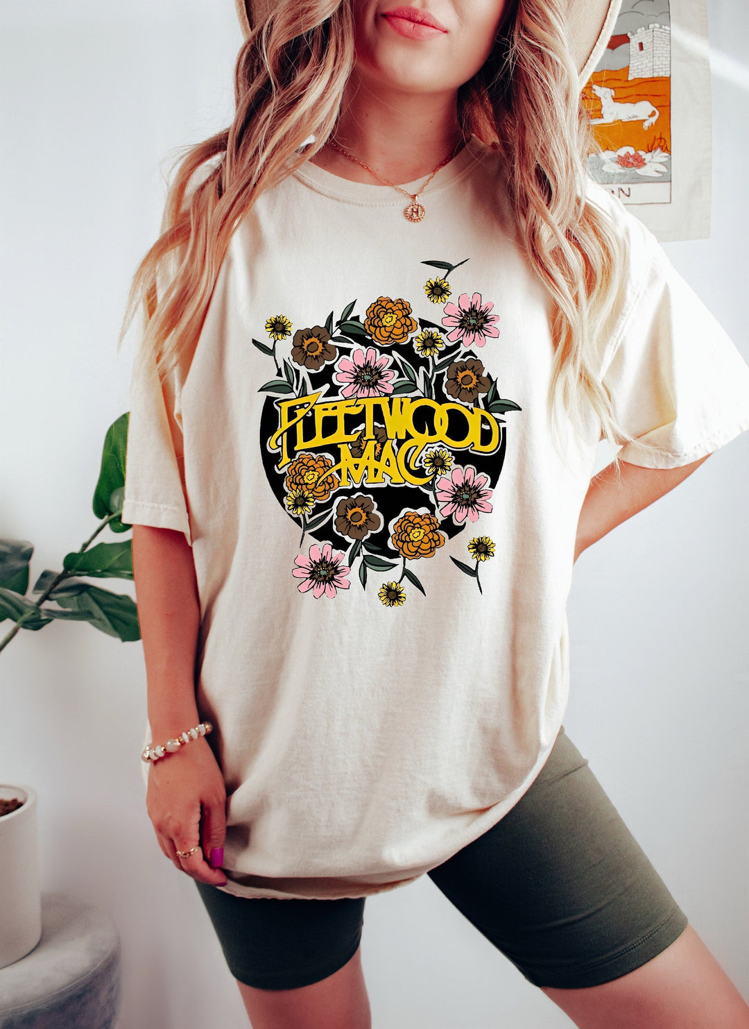 Camiseta Fleetwood Mac Floral Retro Band